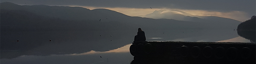 llyn tegid, bala, at dusk